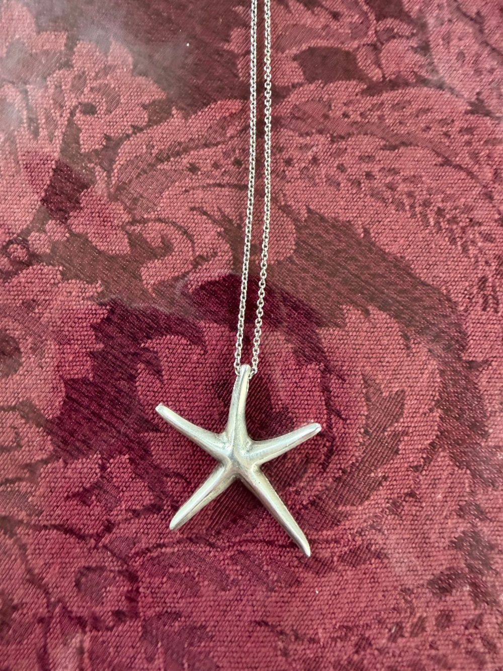 Tiffany & Co ~ Elsa Peretti Starfish Pendant & Chain